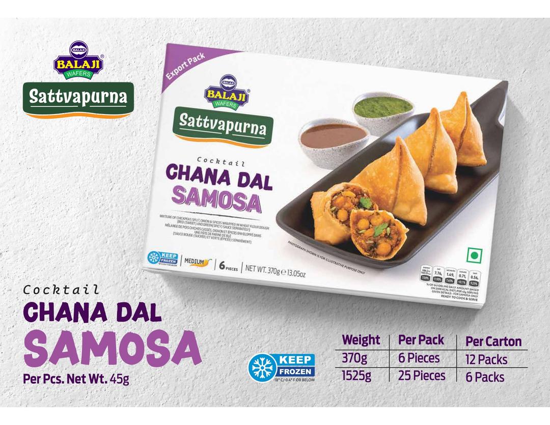 Chana Dal Samosa (Sattvapurna)