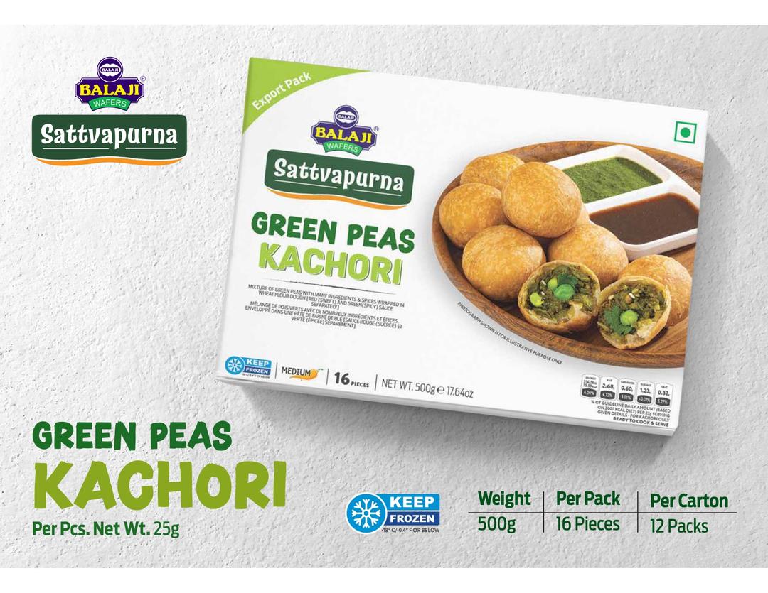 Green Peas Kachori (Sattvapurna)