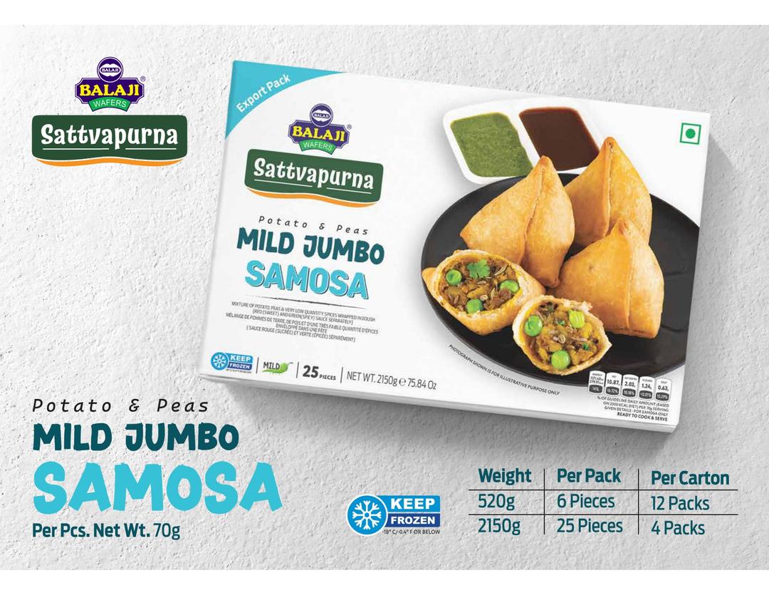 MILD JUMBO SAMOSA (Sattvapurna)